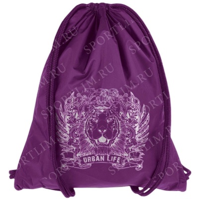 Мешок-рюкзак "Lion" фиолетовая SM-110