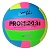 Мяч волейбольный (розово/салат/голубой), PU 2.7, 235 гр, машинная сшивка E40006-3